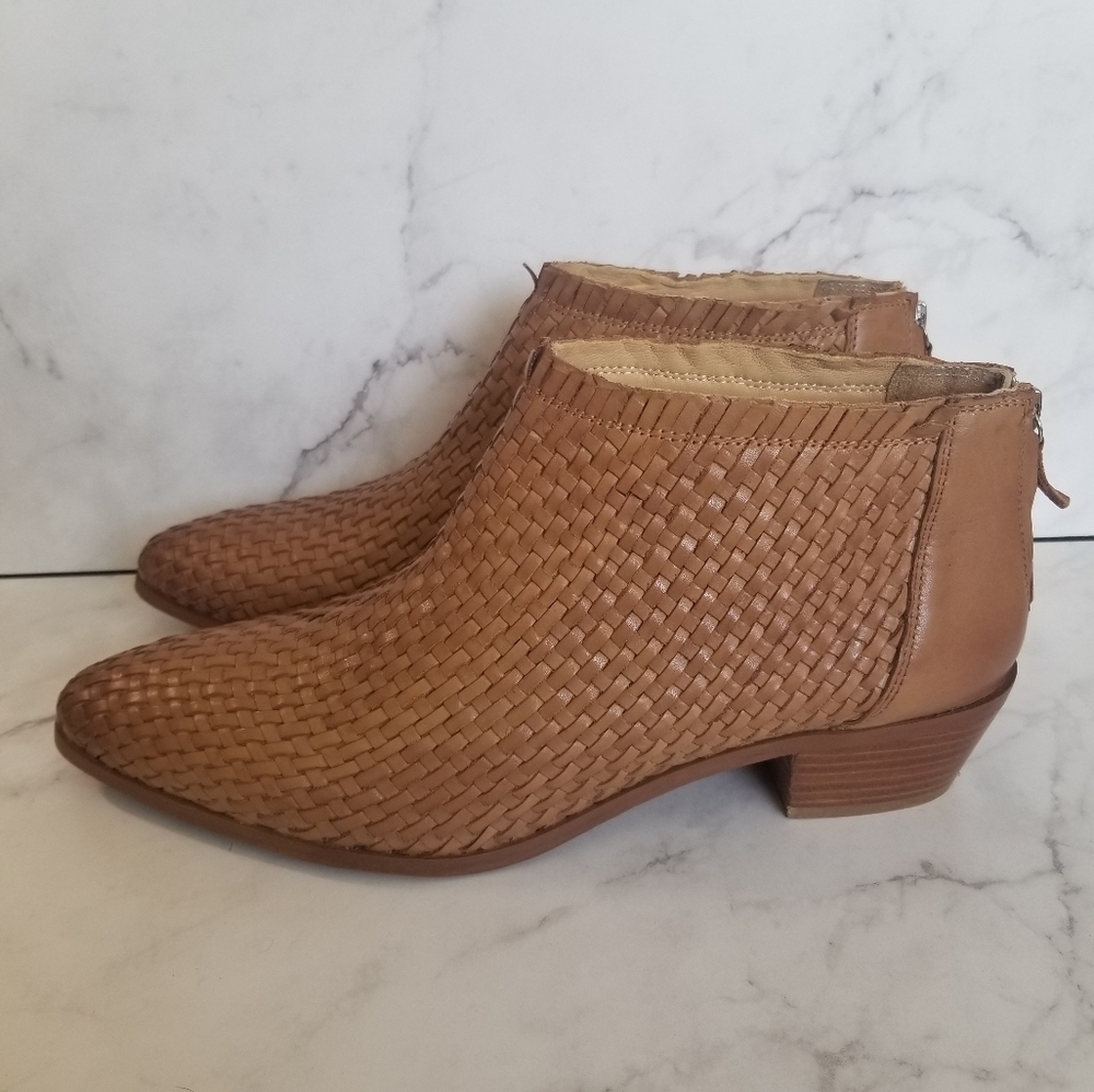 Vintage Foundry Co Delmira Bootie Ankle Boot Light Brown Size 11 - Picture 4 of 10